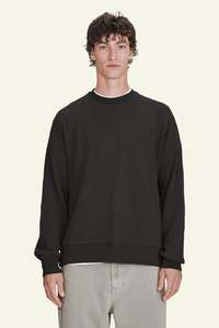 Heavy Waffle L.S Tee - Vintage black