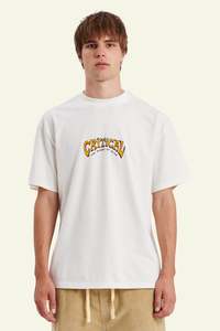 Graphic Tees: Depths Tee - Vintage White