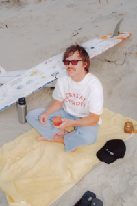 Crystal Cylinder Merch: Mens Service Tee - Bone