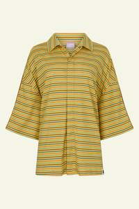 Ciao Ciao: Striper Bungalow Shirt - Lemon