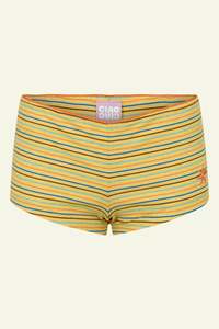 Ciao Ciao Vacation: Striper Hot Pant - Lemon