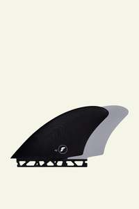 Futures: FK2 Glass Keel Single Tab - Black / Grey