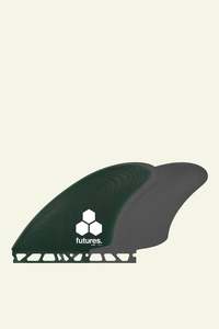 Futures: Al Merrick AMK Keel Fins Single Tab - Black / Grey