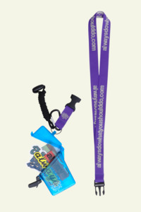 Mens Bags: Case - Blue