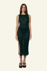 Hayes Reversible Knit Maxi Dress - Vista Green