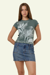 Infinite Dopamine Club Tee - Sea Pine