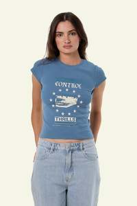 Losing Control Club Tee - Storm Blue