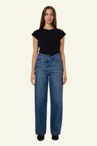 Kai Wrap Jean - Vanish Mid Blue