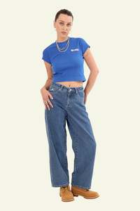 Worship Sloucher Jean - Steady Mid Blue