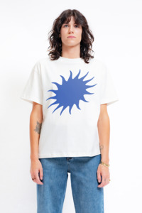 Crystal Cylinder New Arrivals: Womens Warped Warmth Tee - Bone