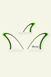 Trailer Fins Side Bites: Chippa Wilson Burn Out ST - White / Green