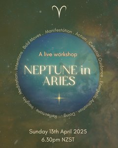 Neptune in Aries a live guided workshop - Journals. Self-discovery. Astrology. C&hellip;