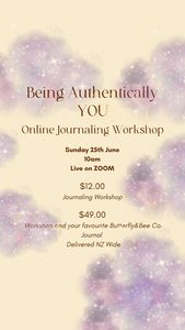 Being Authentically YOU - Live Journaling Workshop - Journals. Self-discovery. A&hellip;