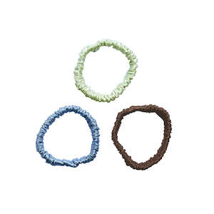 Mia Silk Scrunchies - Sweet Escape (Pack of 3)