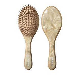 All: Dev Bamboo Paddle Brush in Buttercream