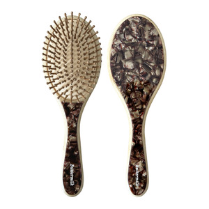 Dev Bamboo Paddle Brush in Toasted