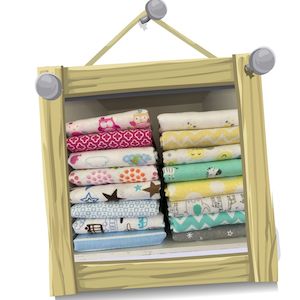 Flat Flannel Nappy: Butternut flat flannel nappies...