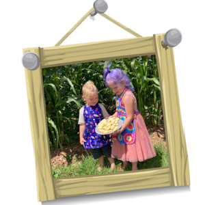 Childrens aprons: Butternut Aprons