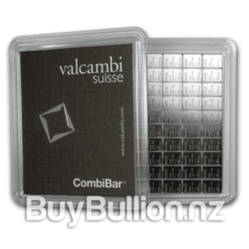 1 gram 99.99% Silver Valcambi Bar (100) BuyBullion.nz