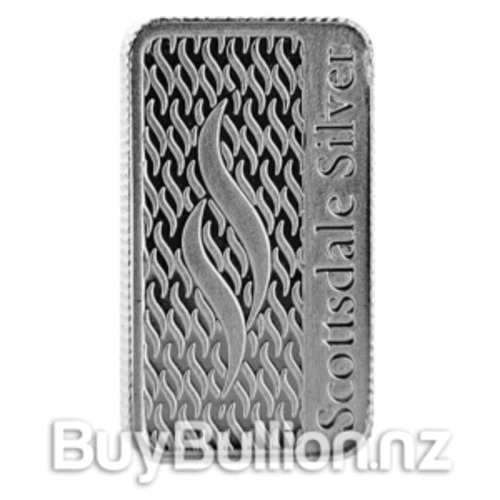 5 gram 99.9% Silver Scottsdale Bar BuyBullion.nz