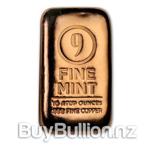 Products: 10 oz 99.99% Copper Bar Of Our Choice BuyBullion.nz