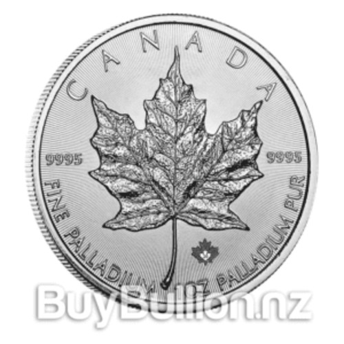 1 oz 99.95% Palladium Maple Leaf Coin BuyBullion.nz