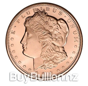 Products: 5 oz Copper Round - Morgan Dollar BuyBullion.nz