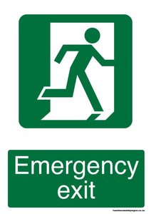 ACM signs: Home / ACM signs / Exit signs / Emergency exit