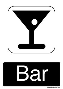 ACM signs: Home / ACM signs / General signs / Bar