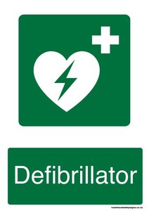 Home / ACM signs / First aid signs / Defibrillator