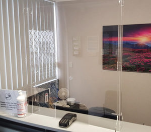 Products: Home / Health and Safety Stations / Counter Top Barriers