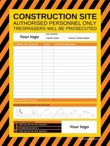 Home / ACM signs / Hazard boards / Hazard board blank – customisable
