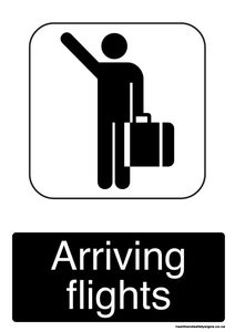 Home / ACM signs / General signs / Arriving flights