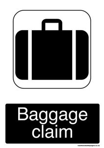 Home / ACM signs / General signs / Baggage claim