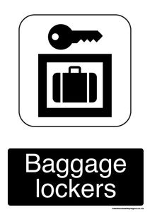 Home / ACM signs / General signs / Baggage lockers