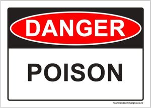 Home / ACM signs / Danger & Warning signs / Poison Danger Sign