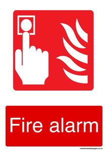 ACM signs: Home / ACM signs / Fire signs / Fire alarm