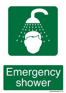 Home / ACM signs / First aid signs / Emergency shower