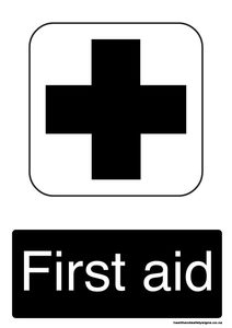 Home / ACM signs / First aid signs / First aid black