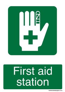 Home / ACM signs / First aid signs / First aid station