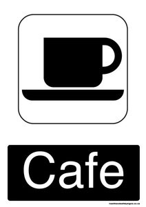 Home / ACM signs / General signs / Cafe black