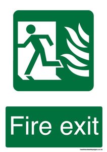 Home / ACM signs / Fire signs / Fire exit