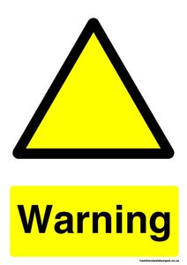Home / ACM signs / Danger & Warning signs / Blank warning sign
