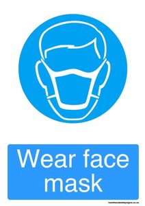 Home / ACM signs / PPE gear signs / Wear face mask