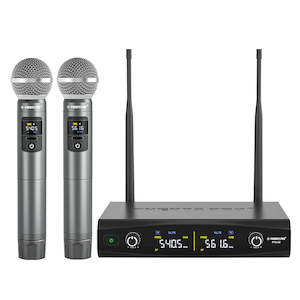 Dual Handheld Wireless Mic Set PTU-52-2H - Phenyx Pro