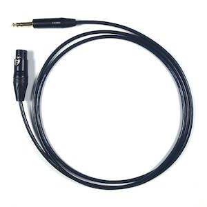 Install XLR Female to TRS Jack Cables
