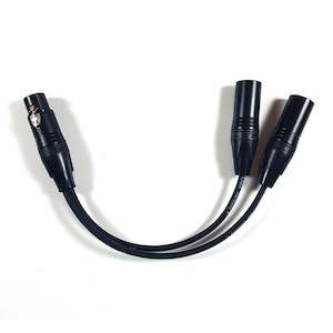 1 In 2 Out "Y" XLR Splitter Cables
