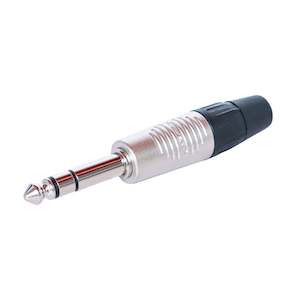 Jack Connectors: Rean 6.35mm TRS Stereo Jack Plug