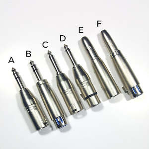 XLR to Jack Audio Adaptors