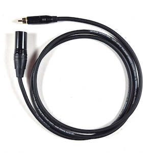 Rca Patch Leads: Flex RCA Phono to XLR Male Leads